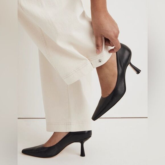 Madewell NWT Snap Hem Perfect Vintage Wide-Leg Jeans Size 26 in Vintage Canvas - Picture 7 of 13